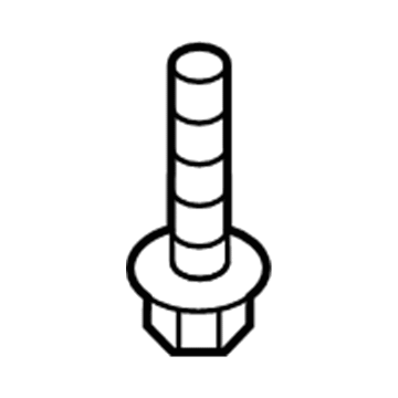 Mopar 6104102AA Screw-HEXAGON Head