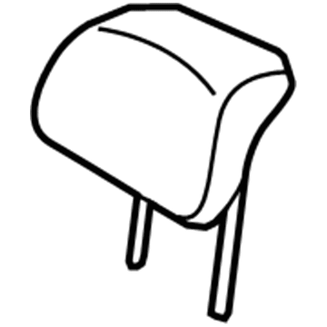 Hyundai 89700-A5600-SGC Headrest Assembly-Rear Seat