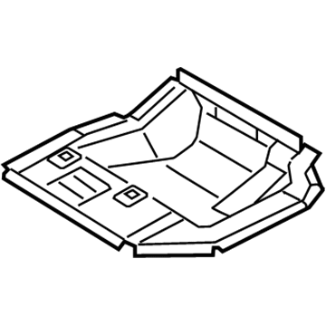 Hyundai 89191-A5000 Mat Assembly-Rear Seat Cushion, LH