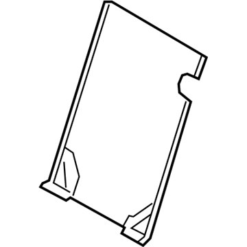 Hyundai 89391-A5000 Mat-Rear Back, LH