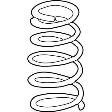 Acura 52441-S6M-A11 Spring, Rear (Showa)