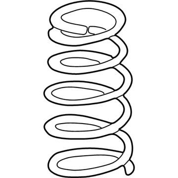 Acura 52441-S6M-C51 Spring, Rear (Showa)