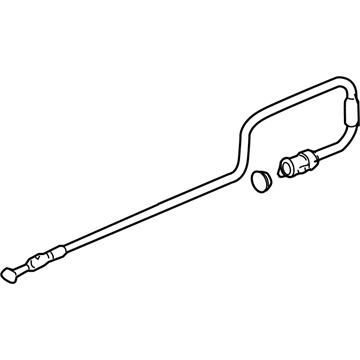 Honda 74411-S5S-G00 Cable, Fuel Lid Opener
