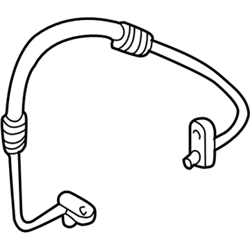 BMW 64-53-8-377-252 Condenser-Dryer Pressure Hose Assy