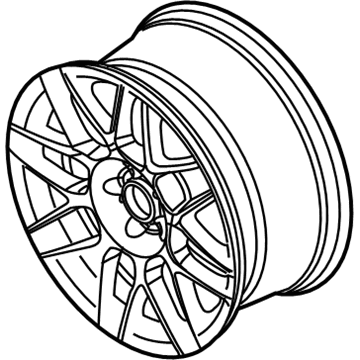 Ford BR3Z-1007-A Wheel, Alloy