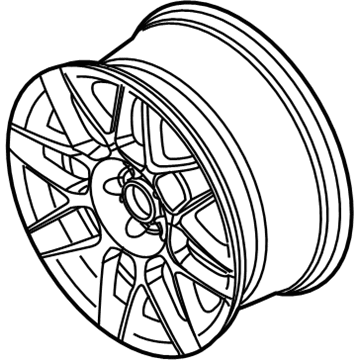 Ford BR3Z-1007-N Wheel, Alloy