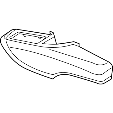 Mopar 5YH73DX9AA Armrest-Front Door Trim