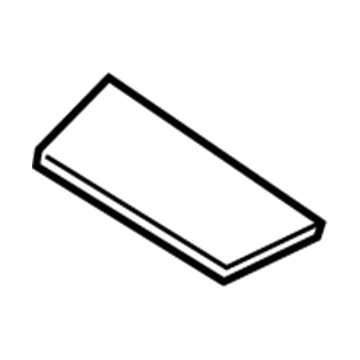 BMW 51-45-9-318-584 Insert Mat, Storage Compartment., Centre Armrest