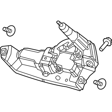 Acura 76710-TX4-A01 Motor, Rear Windshield Wiper