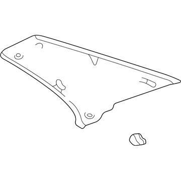 Lexus 62472-53021-A0 Garnish, Roof Side, Inner LH