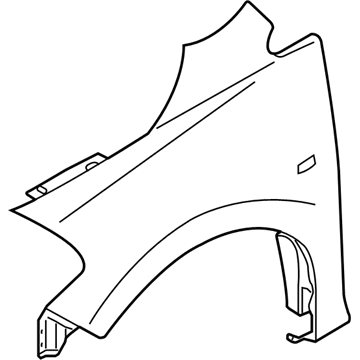 Nissan FCA00-ZW5MB Fender - Front, RH