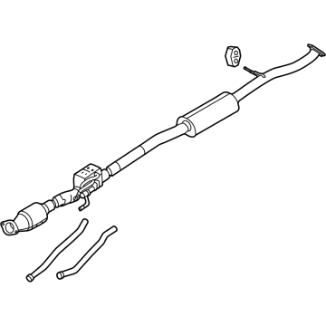 Hyundai 28600-P0580 MUFFLER COMPLETE-CENTER