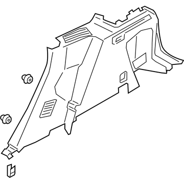 Ford LJ7Z-7831012-BB TRIM ASY - QUARTER
