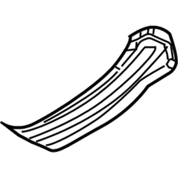 Mopar 68043924AA Extension-Front Side Rail