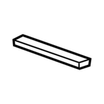 GM 13227211 Windshield Upper Seal