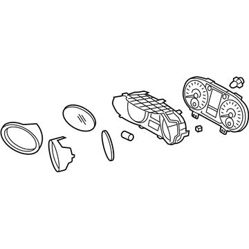 Hyundai 94001-2M310 Cluster Assembly-Instrument(Mph)