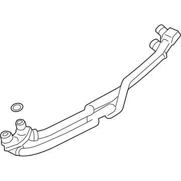 BMW 17-22-8-511-456 Transmission Oil Cooler Line