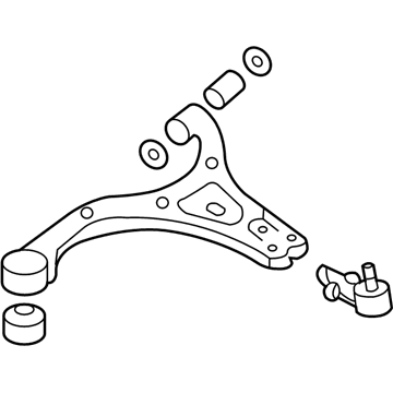 Kia 545004D100 Arm Complete-Front Lower