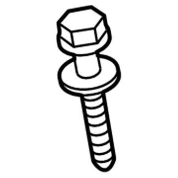 Honda 90002-PXH-000 Bolt-Washer (6X40)