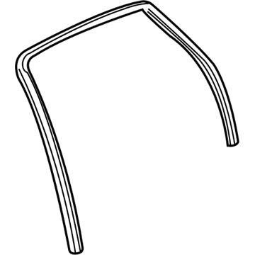 GM 22694709 Weatherstrip Asm, Rear Side Door Window