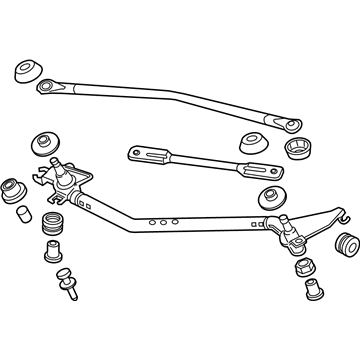 Honda 76530-TK8-A03 Link, FR Wiper