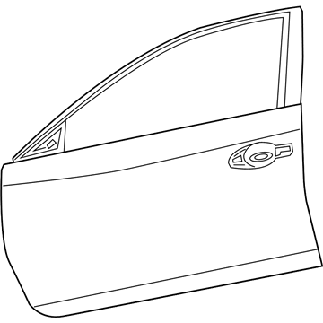 Nissan 80152-3TA0A Panel-Front Door, Outer RH