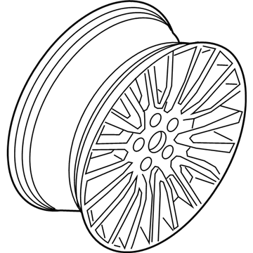 Ford KA1Z-1007-A Wheel, Alloy