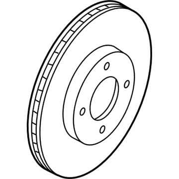 Nissan 40206-1KC1B Rotor Disc Brake Front