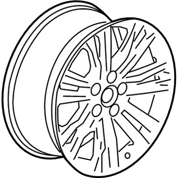 GM 23372449 Wheel, Alloy