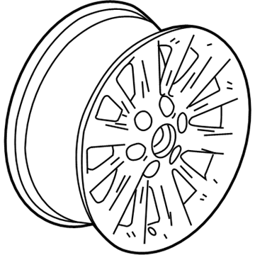 GM 20989562 Wheel, Alloy