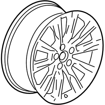 GM 23491828 Wheel, Alloy