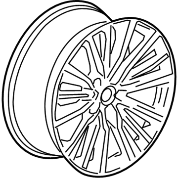 GM 23372452 Wheel, Alloy