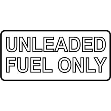 Toyota 74559-14050 Label, Fuel Information