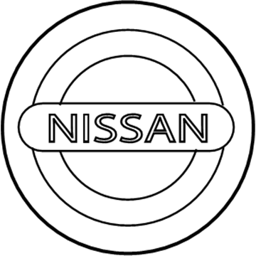 Nissan 40343-3LM0A Wheel Center Cap Cover Black