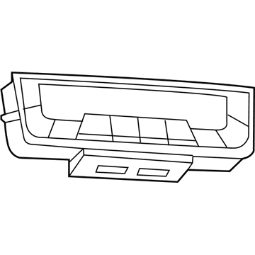 BMW 61-31-9-462-514 CLIMATE CONTROL PANEL, REAR