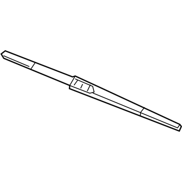 Hyundai 2WH09-AK013-R Blade Assembly-Wiper, Rear