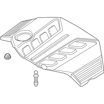 BMW 13-71-7-589-646 Cover, Acoustic