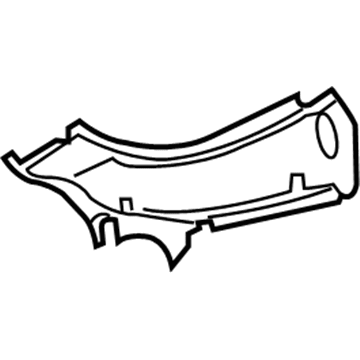 Nissan G6667-JB1MA Reinforce-Rear Pillar, Inner LH