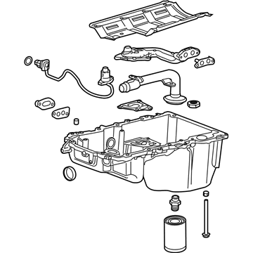 GM 12689454 Oil Pan