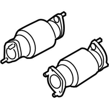 Hyundai 28950-3F150 Catalytic Converter Assembly, Right