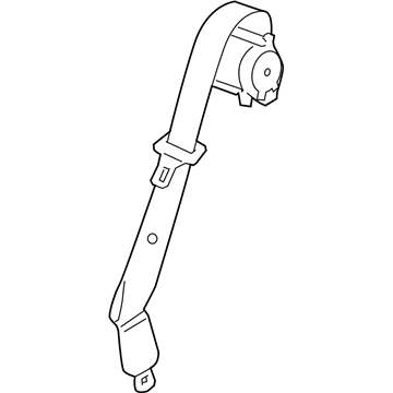 GM 19207596 Belt & Retractor