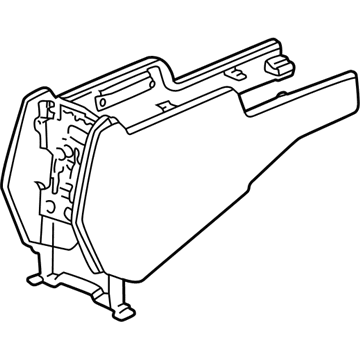 Acura 83401-SZ3-J91ZA Console, Rear (Graphite Black)