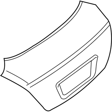 Nissan H4300-ZN6AA Lid Trunk