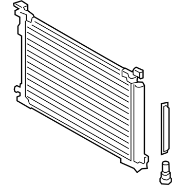 Lexus 884A0-76010 CONDENSER Assembly, Supp