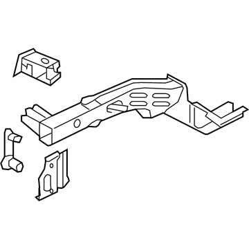 Honda 60910-SNE-A00ZZ Frame, L. FR. Side