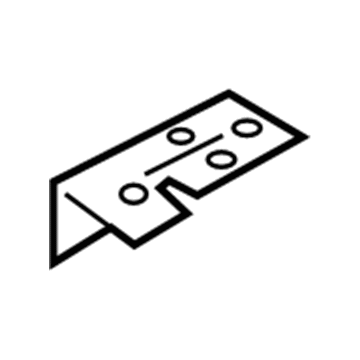 Nissan 68141-EN00A Bracket-Connector, Instrument Side