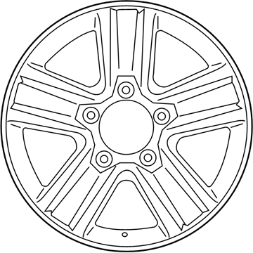 Toyota 42611-60C21 Wheel, Disc