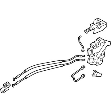 Kia 81320A7050 Front Door Latch Assembly, Right