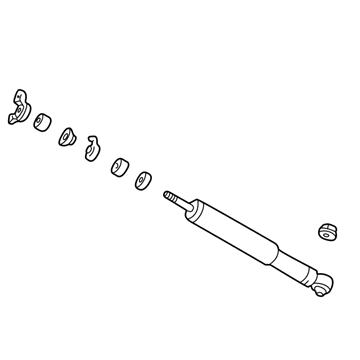 Lexus 48510-69127 ABSORBER Assembly, Shock