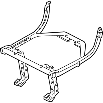 Nissan 89301-ZS43A Frame Assembly-3RD Seat Cushion, RH